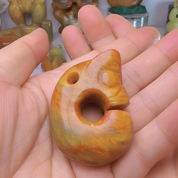 和田玉吊坠(不含链)未镶嵌