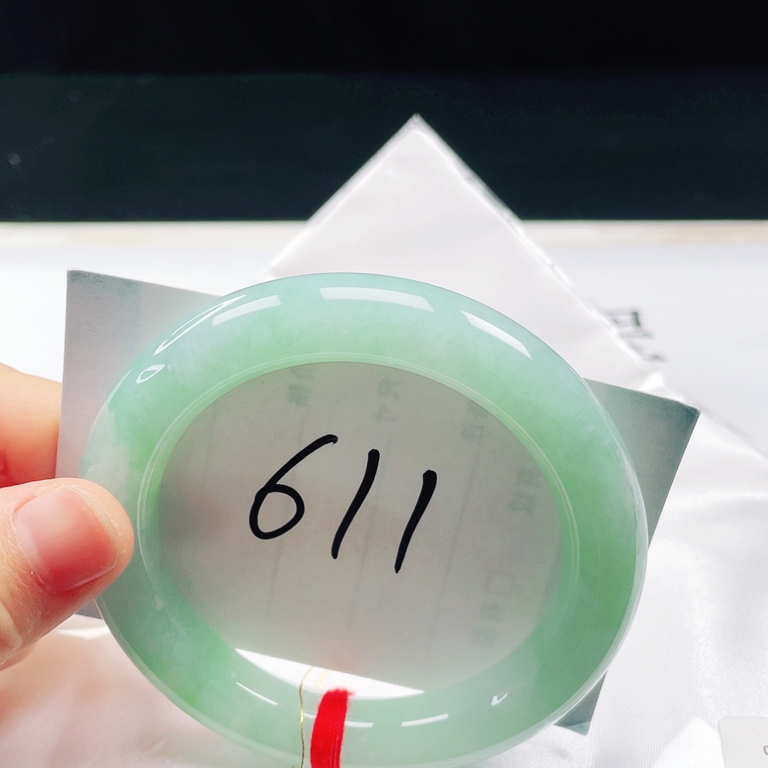 翡翠未镶嵌手镯（圆镯）59➕圈口