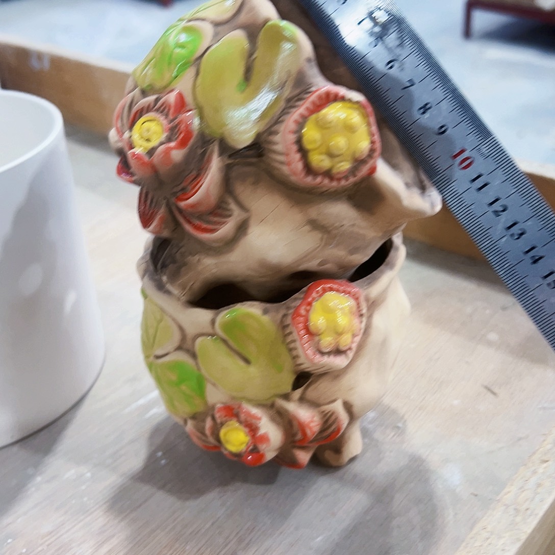 有孔，外贸尾单陶瓷花盆凑单10米包邮