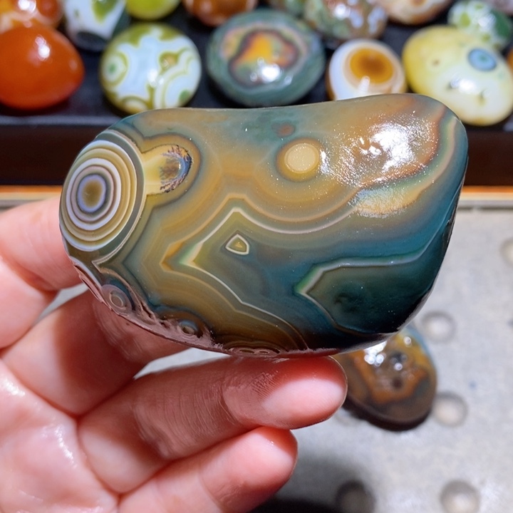 未镶嵌玛瑙/玉髓珠宝半成品193