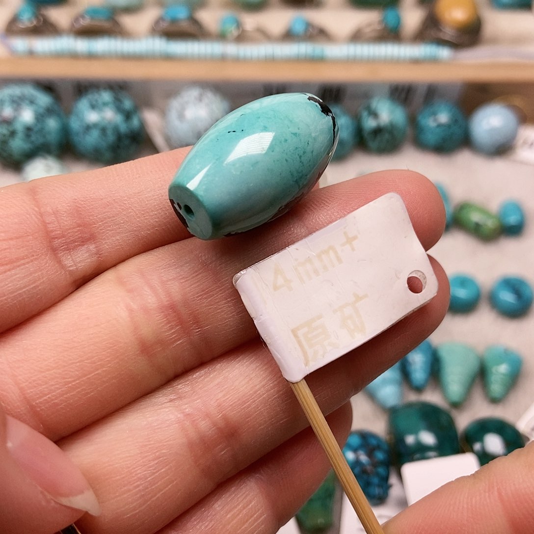 未镶嵌绿松石珠宝半成品