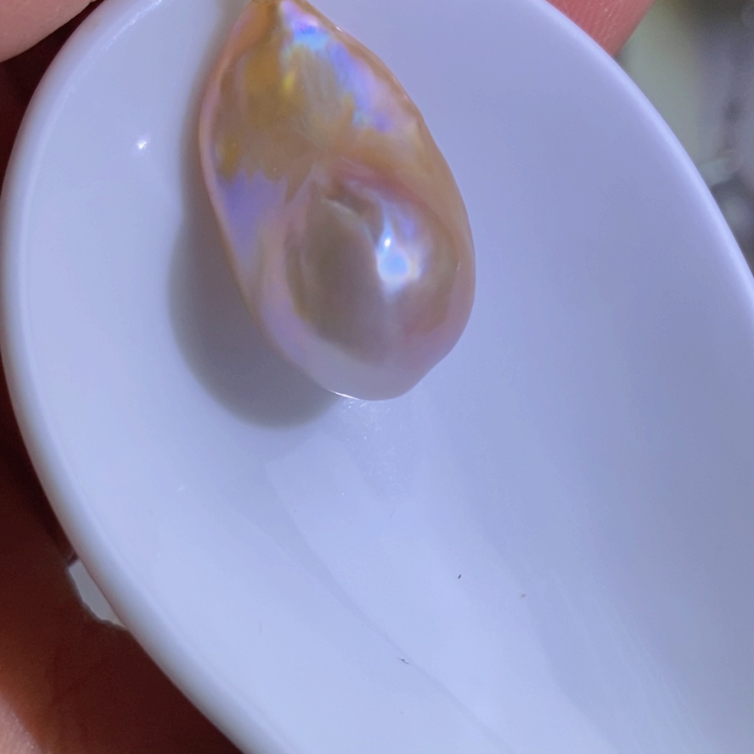 银S925镶嵌天然淡水珍珠淡水珍珠
