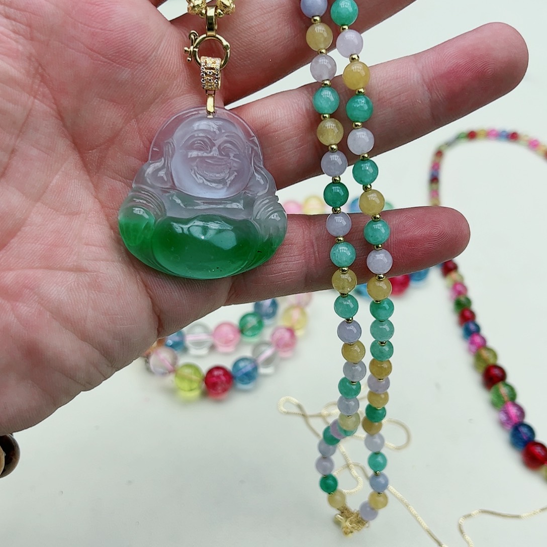 翡翠吊坠(赠链)银S925镶嵌