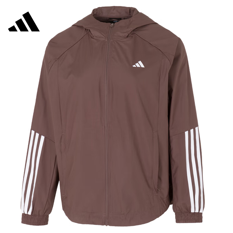 adidas阿迪达斯【吾】女子运动休闲夹克外套JX7381