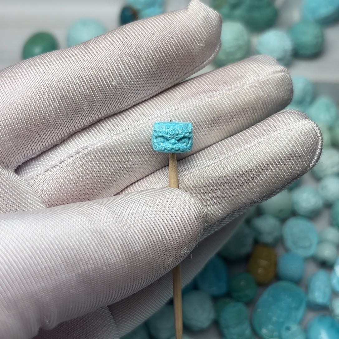 绿松石珠宝半成品未镶嵌