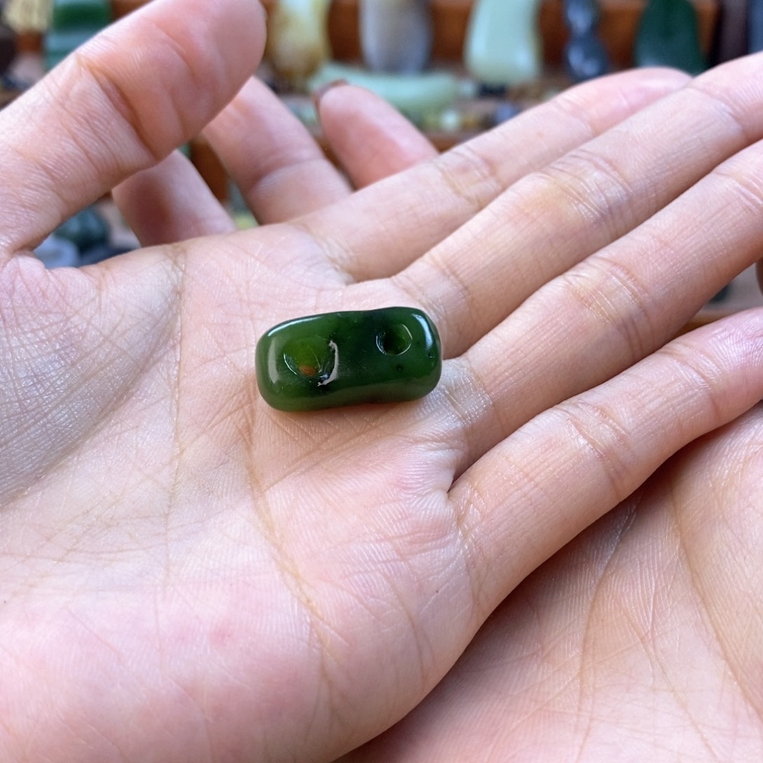 和田玉（碧玉）颈饰未镶嵌白****