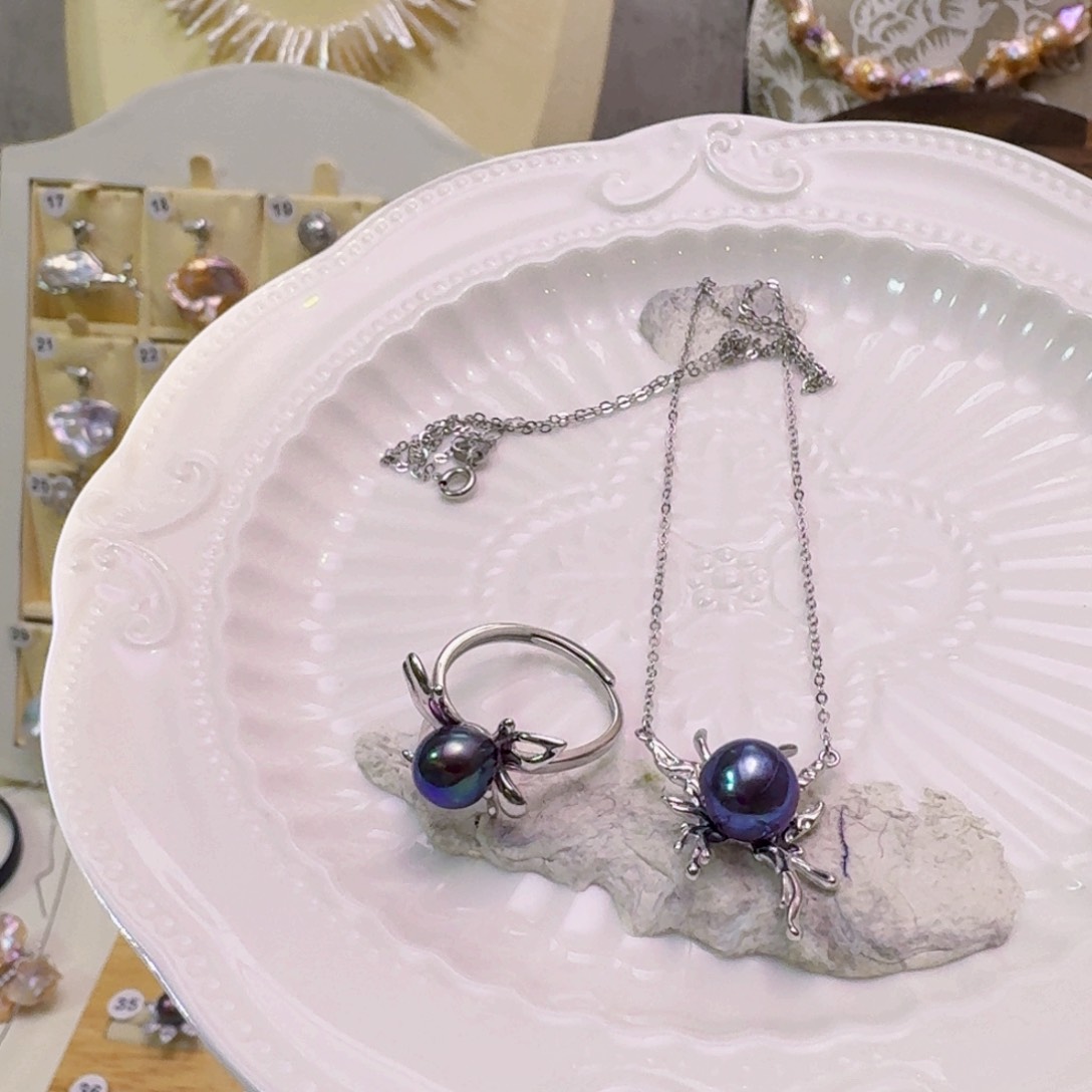 淡水珍珠套链未镶嵌