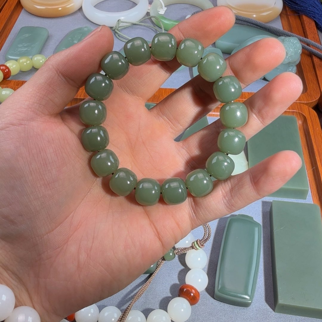 和田玉手链未镶嵌M**0