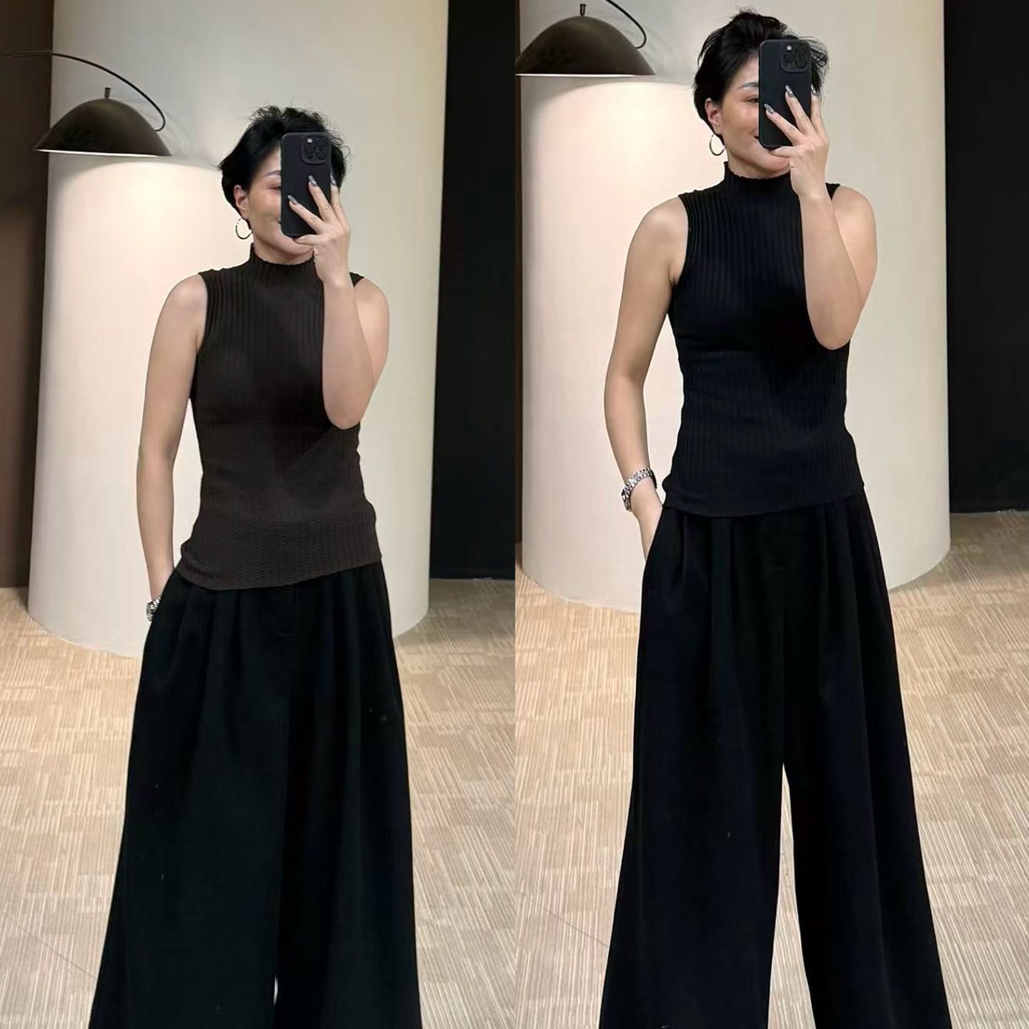 （NW）极简气质显瘦抗起球背心160斤以内（F1522）