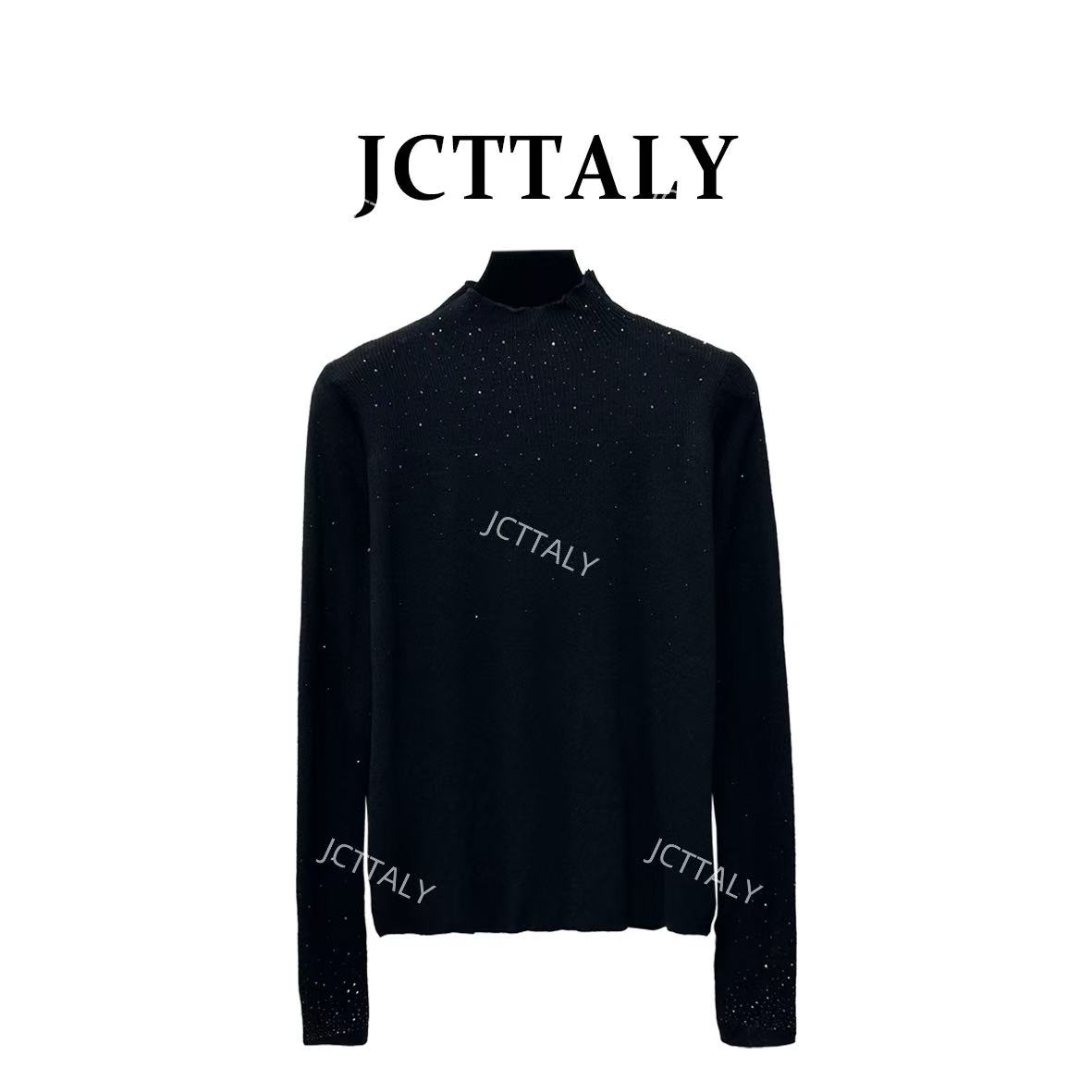 【宠粉价】秋季设计师气质时尚百搭重工打底NH-Q0833