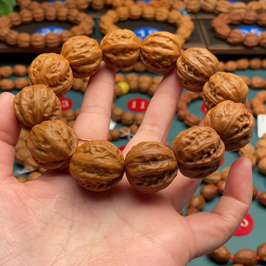 文玩核桃手串23尺寸八棱