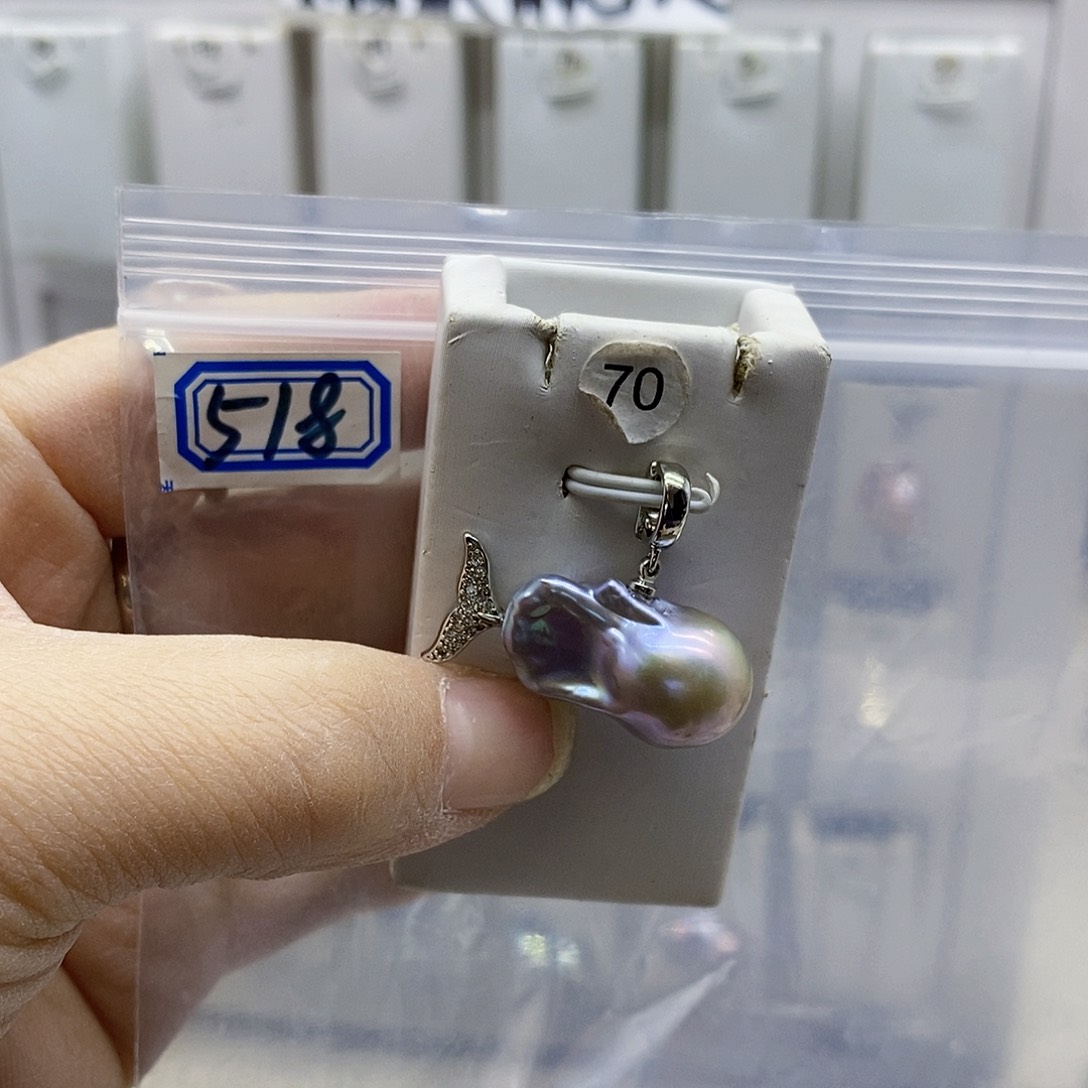 颈饰合金淡水珍珠