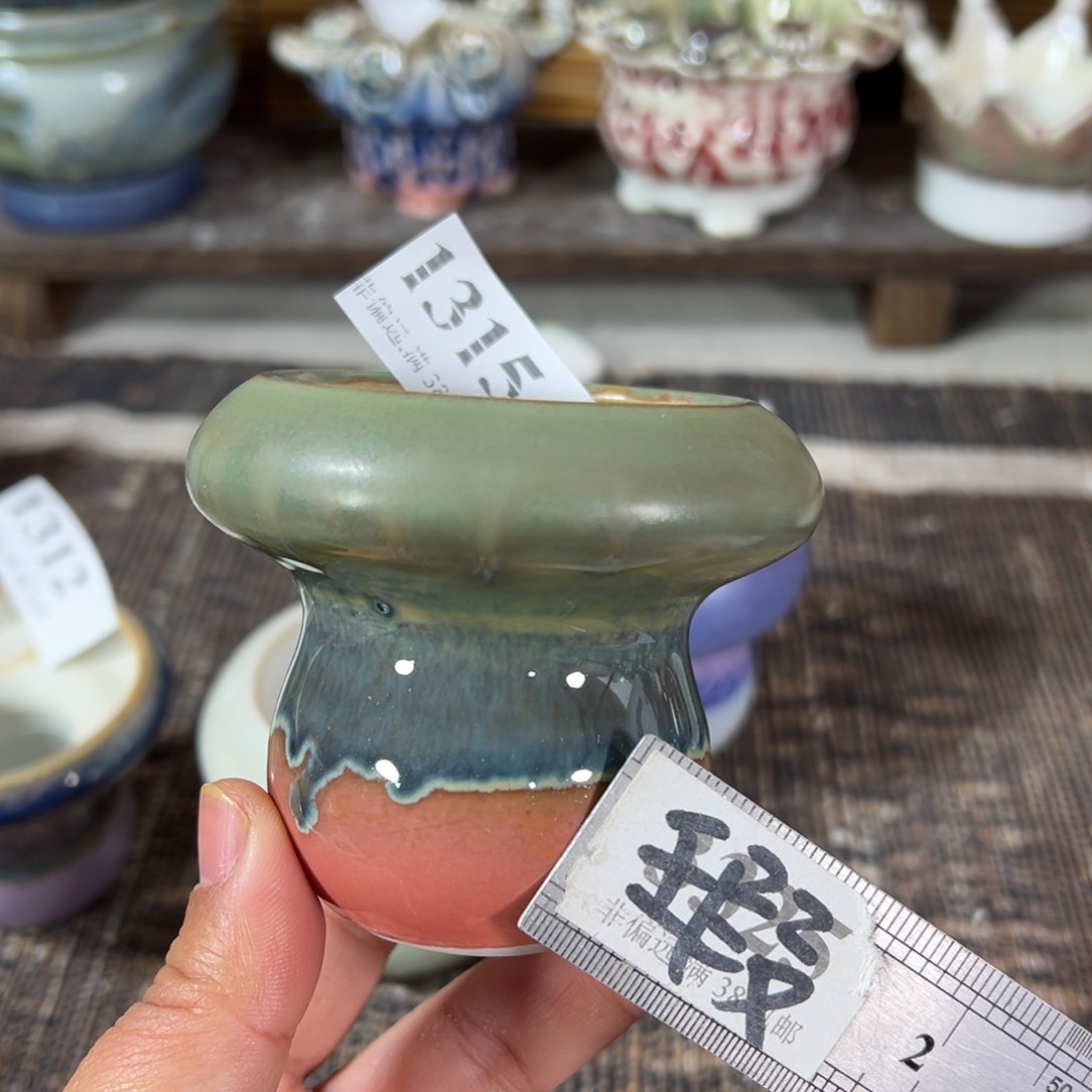 红陶景德镇手工花盆