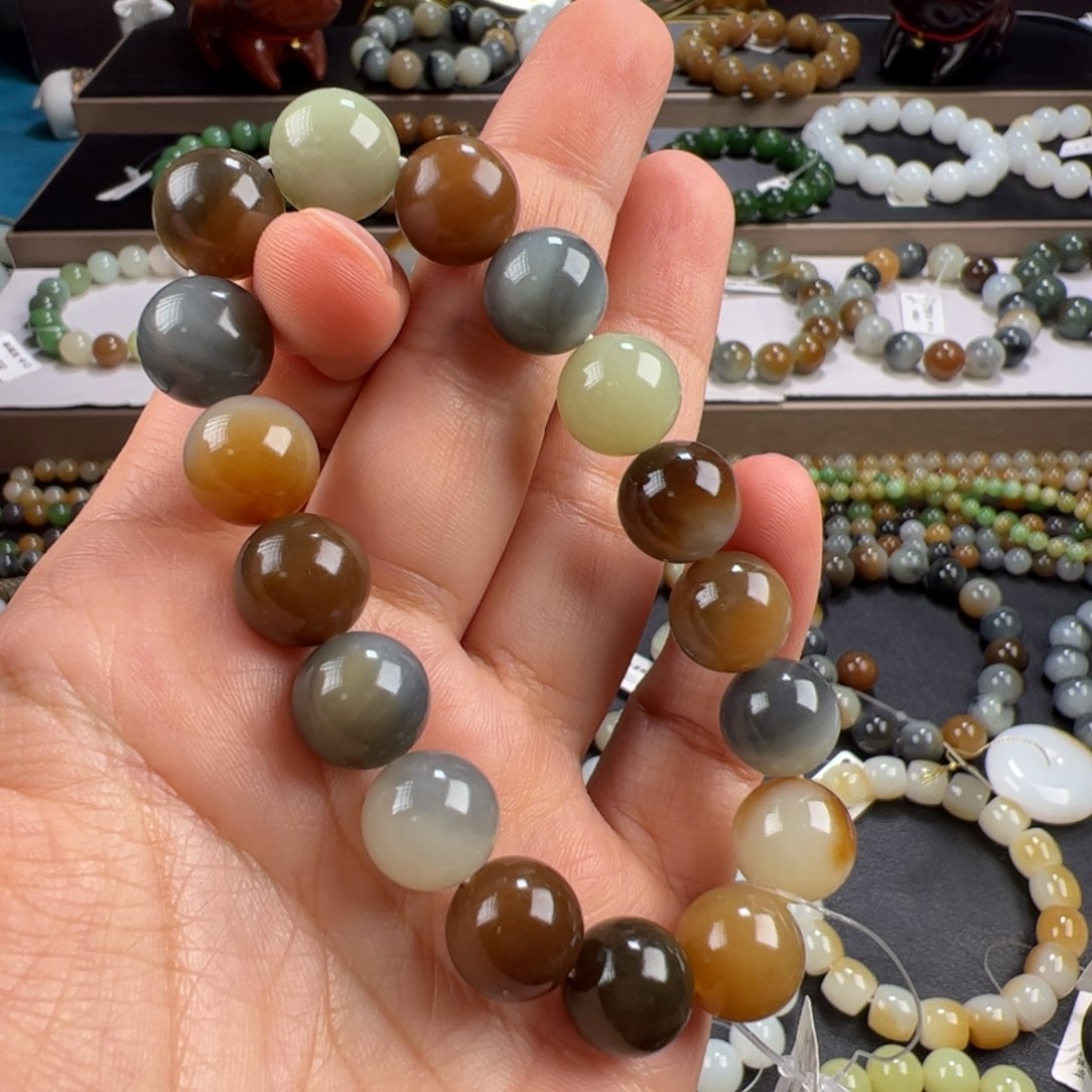 和田玉手链未镶嵌