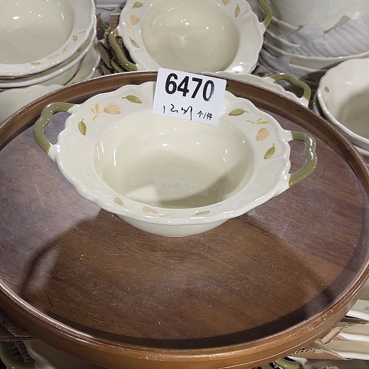 瓷微瑕外贸餐具6470