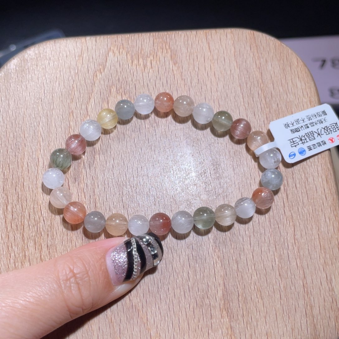 水晶手串未镶嵌75 号多样性发货一Q 约7+