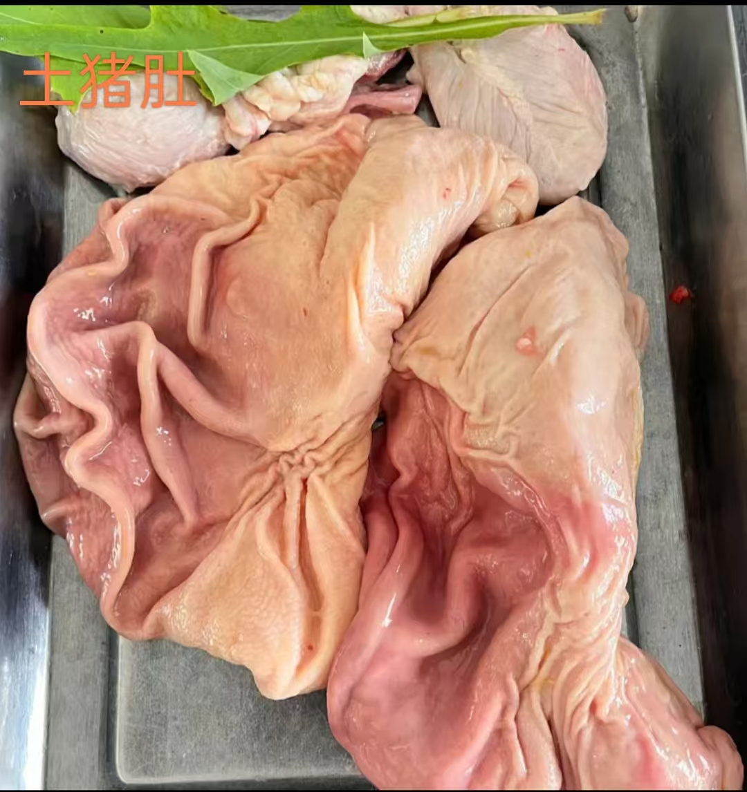 【2号链接猪肚大小肠】  恩施粮食土猪内脏现称