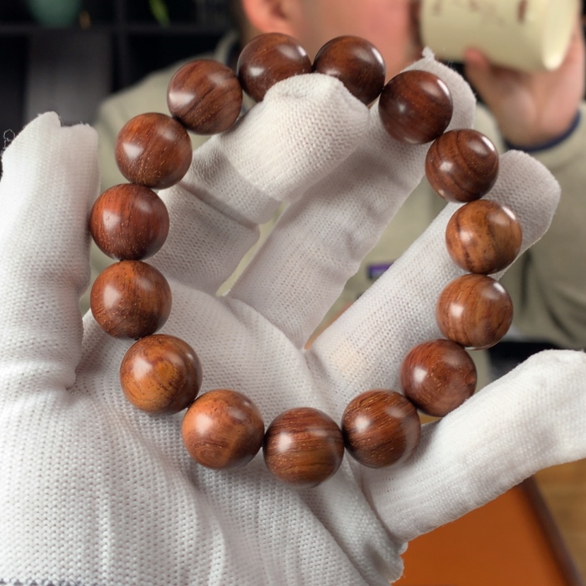 【闪购商品】黄花梨/降香黄檀手串/手链15mm沉水级海黄老油梨