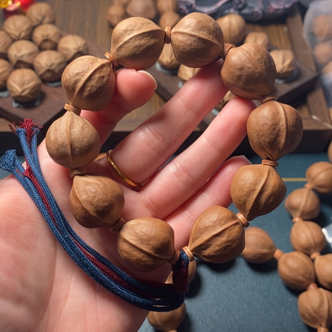 橄榄核手串/手链2023梅林铁三花橄榄核