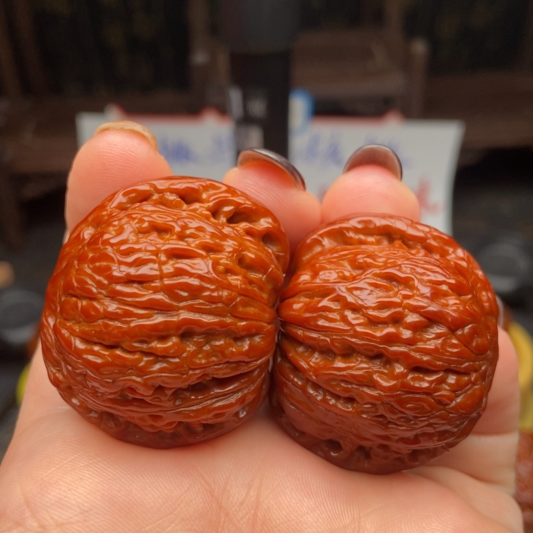 文玩核桃吊坠绣球38尺