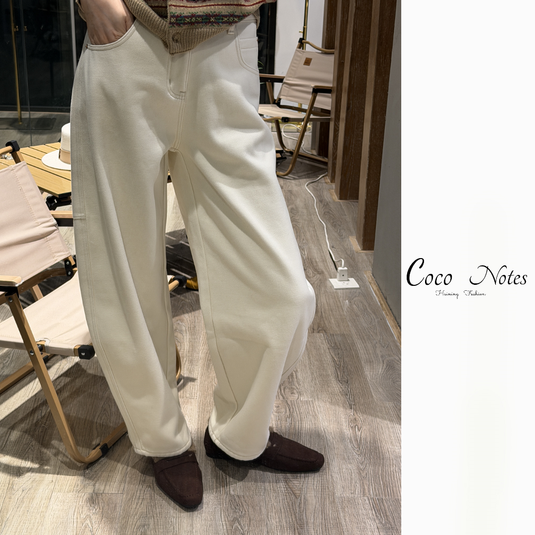COCO NOTES QT9755全棉欧版加厚绒细腻柔软保暖香蕉牛仔裤