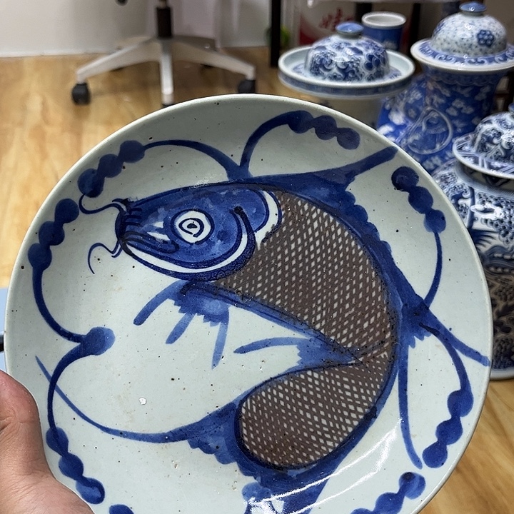 红***子陶摆件精美的陶瓷摆件……