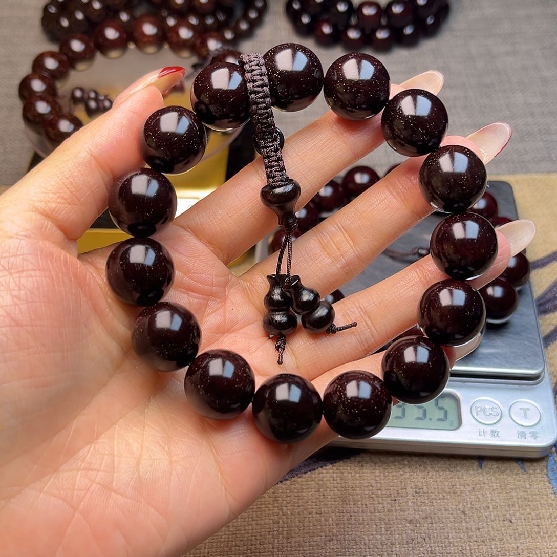 檀香紫檀（小叶紫檀）1.5 15颗多星