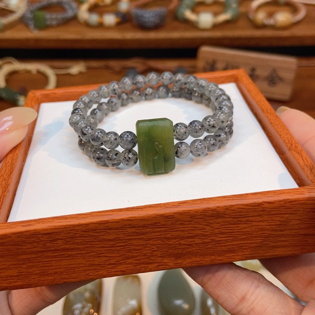 未镶嵌手串和田玉迷*R