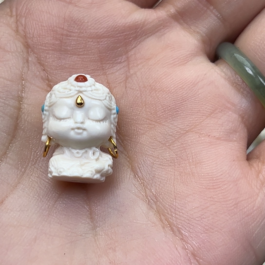 ****于库克吊坠13mm猛犸度母