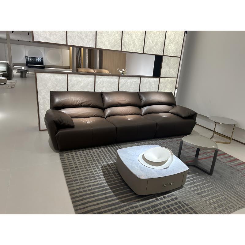 [本米工厂直营]秋语沙发意式设计感沙发客厅全皮沙发