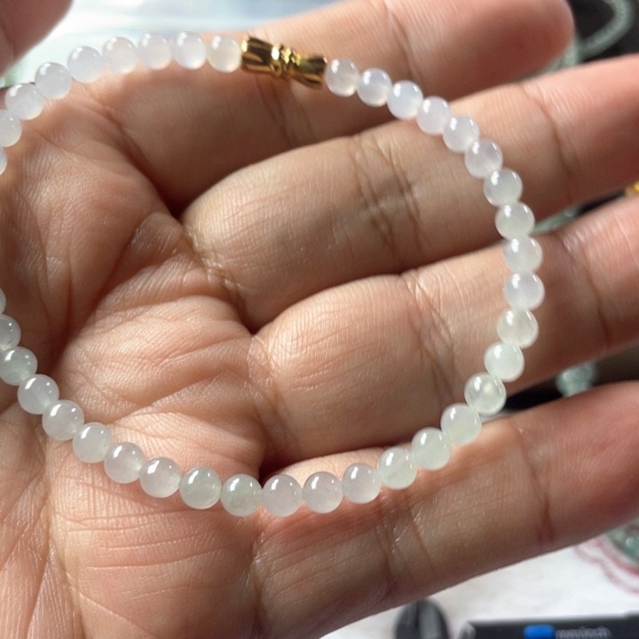 定制翡翠未镶嵌缅甸天然翡翠A货手串