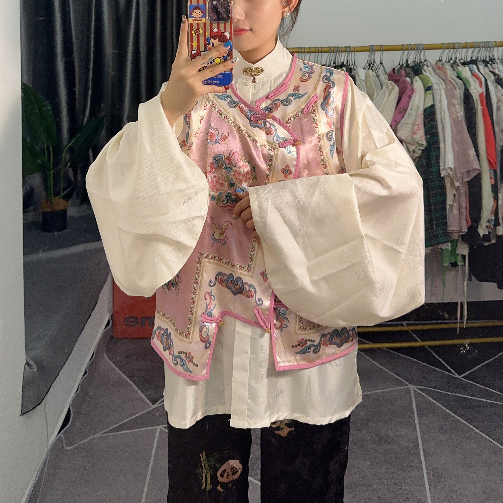 29-49【公主】时尚 国风 新中式 版衣 刺绣 重工 版衣 库存 尾货