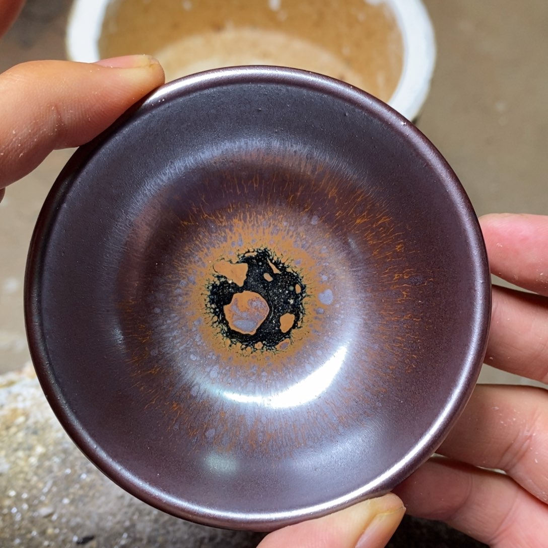 茶盏自然还原柴烧直播间