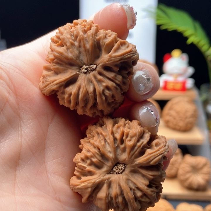 核桃手串/手链阿*22号窝头拉丝老核