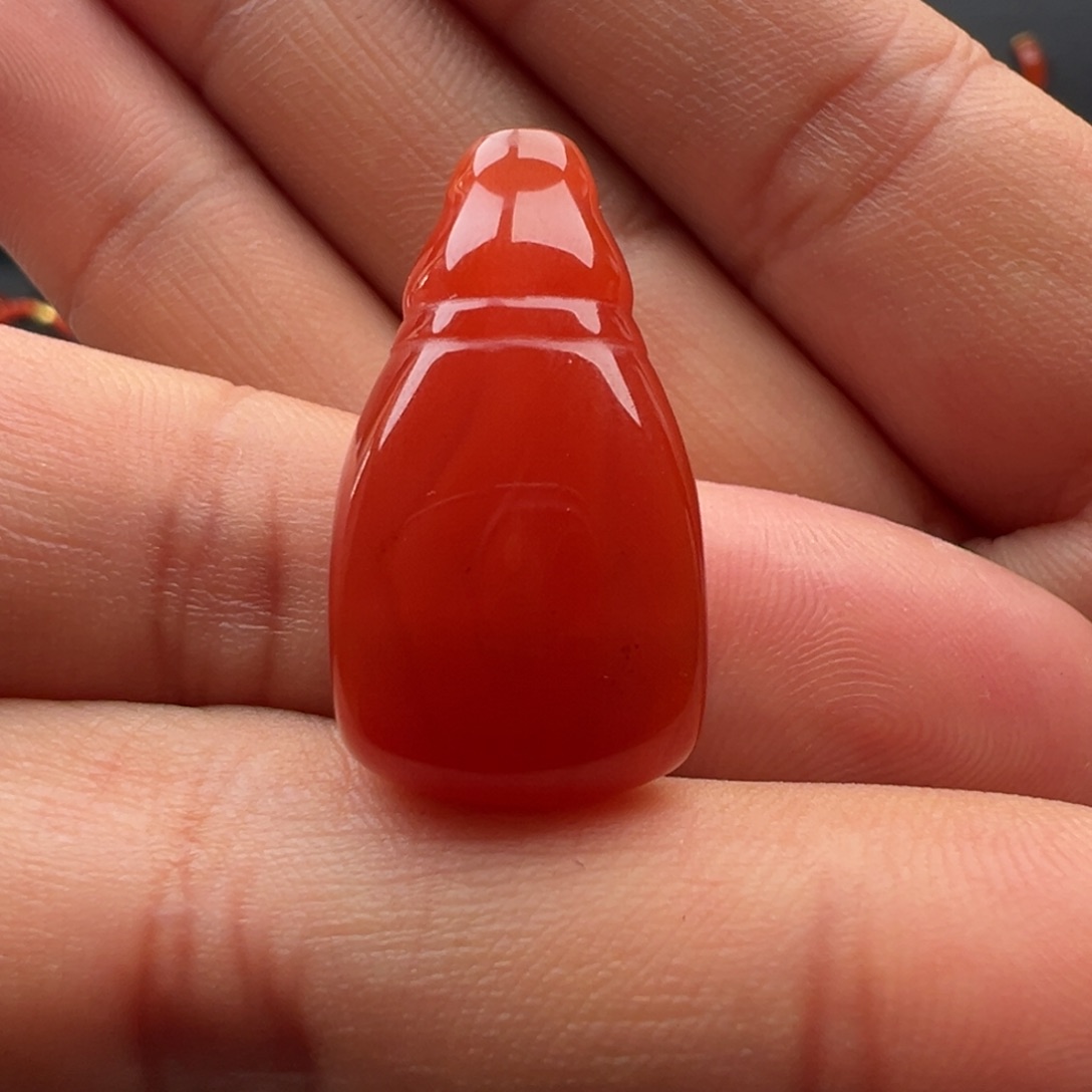 南红玛瑙未镶嵌三通14