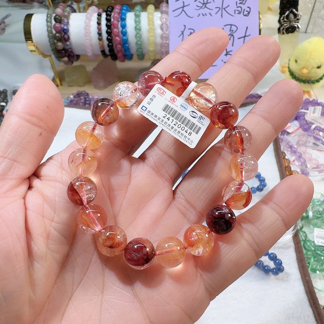 水晶手链未镶嵌胶花
