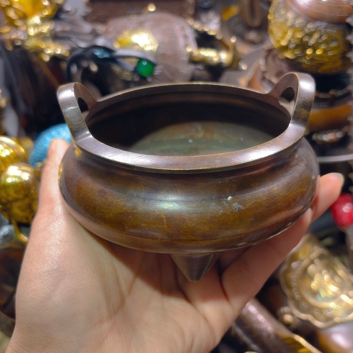 铜器摆件收收藏藏