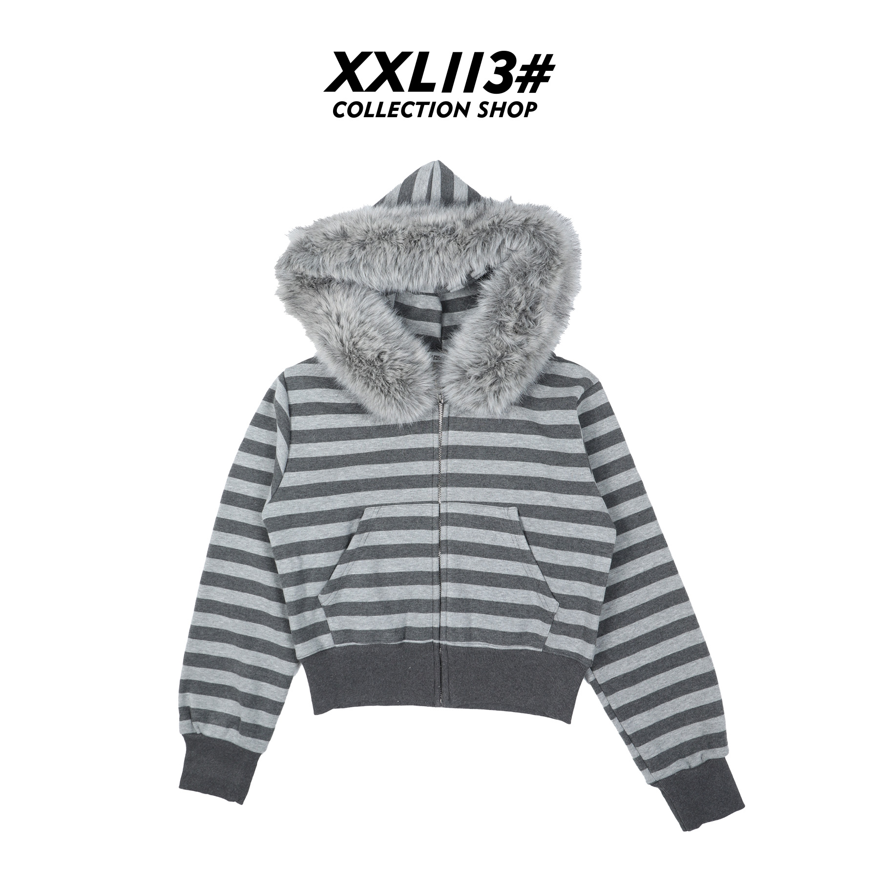 113* CENTRALIZED SHOP慵懒风连帽冬季卫衣X5F03K7353