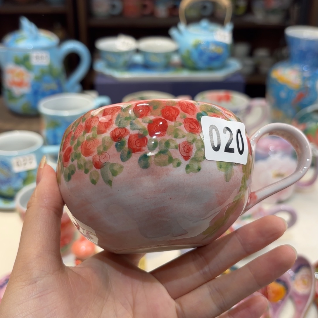 景德镇手绘高温釉下彩陶瓷茶具
