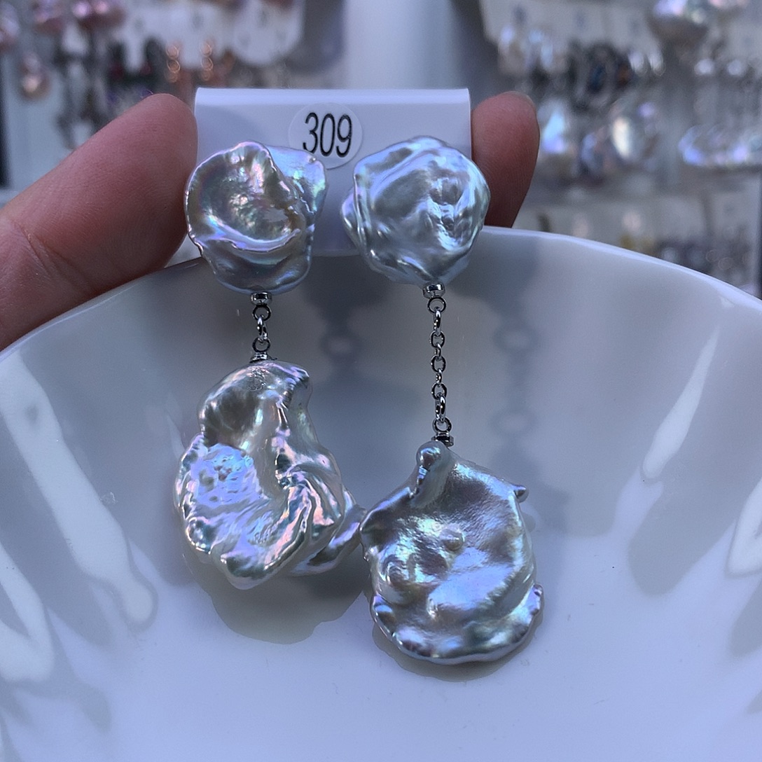 妮***芭非金属合金特价耳饰309号有瑕