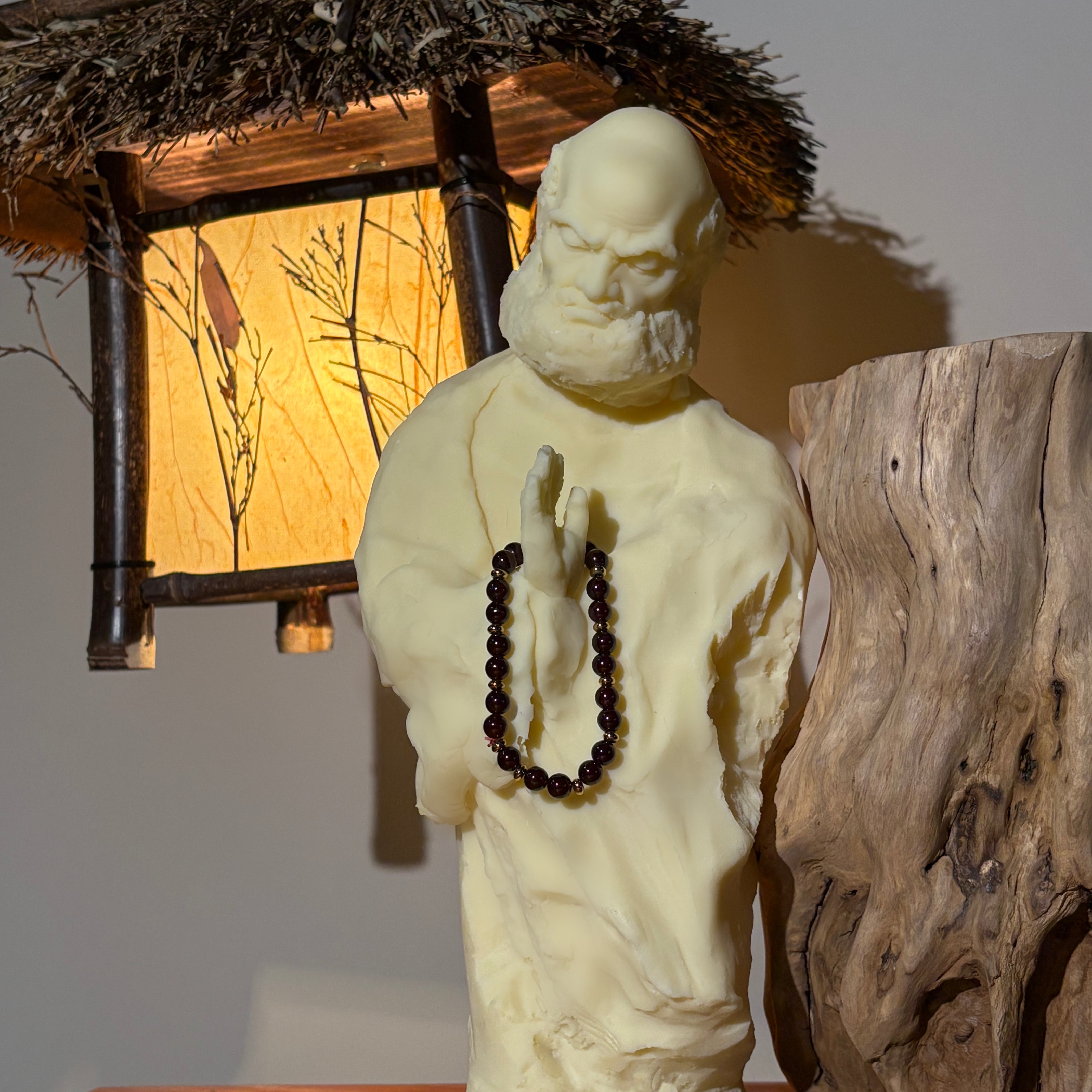 象牙果达摩祖师原创禅意中式复古展厅办公家居装饰品