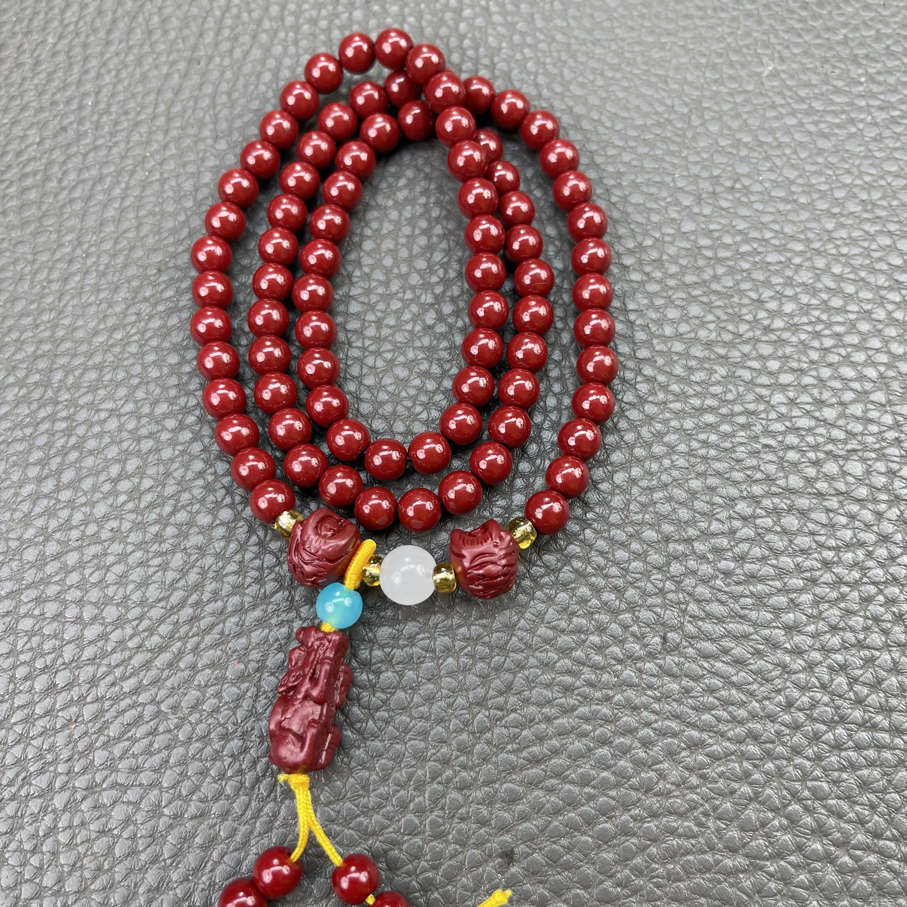 048 红红貔貅手串（无礼盒） YH09355