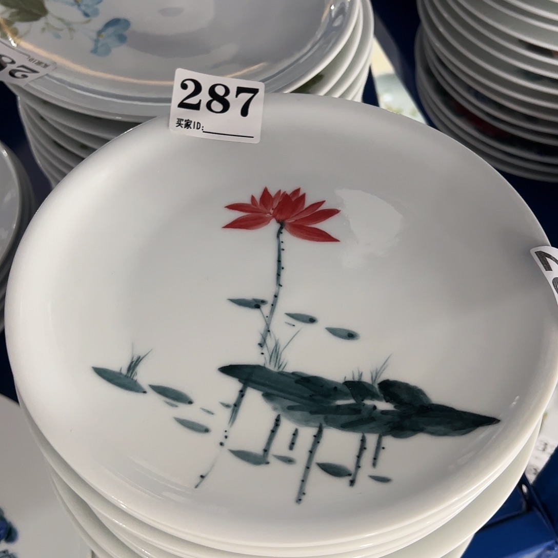 瓷片景德镇陶瓷手工手绘制作