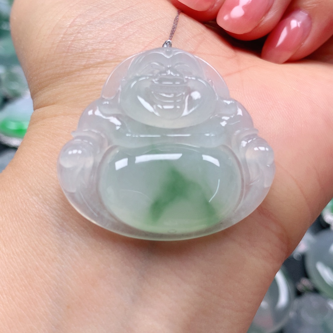 翡翠颈饰未镶嵌天然翡翠