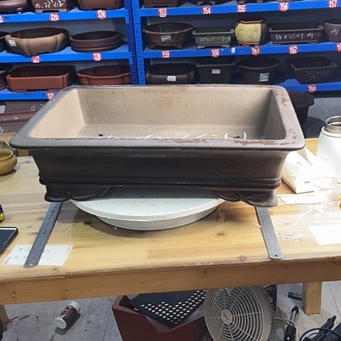 沧***渊紫砂花盆宜兴紫砂工艺品