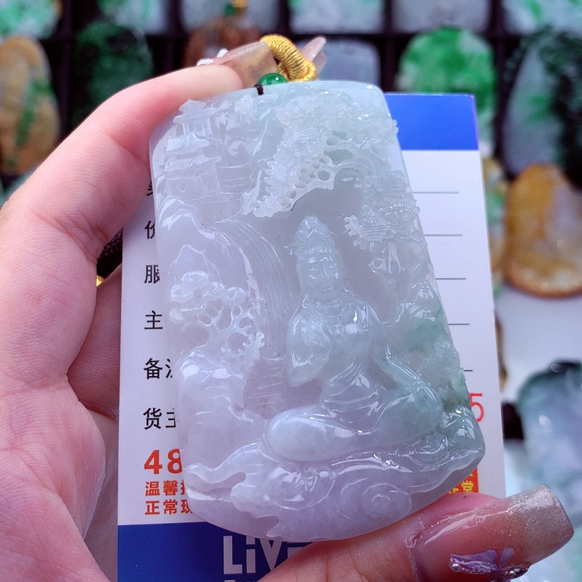 【闪购商品】翡翠颈饰未镶嵌挂件