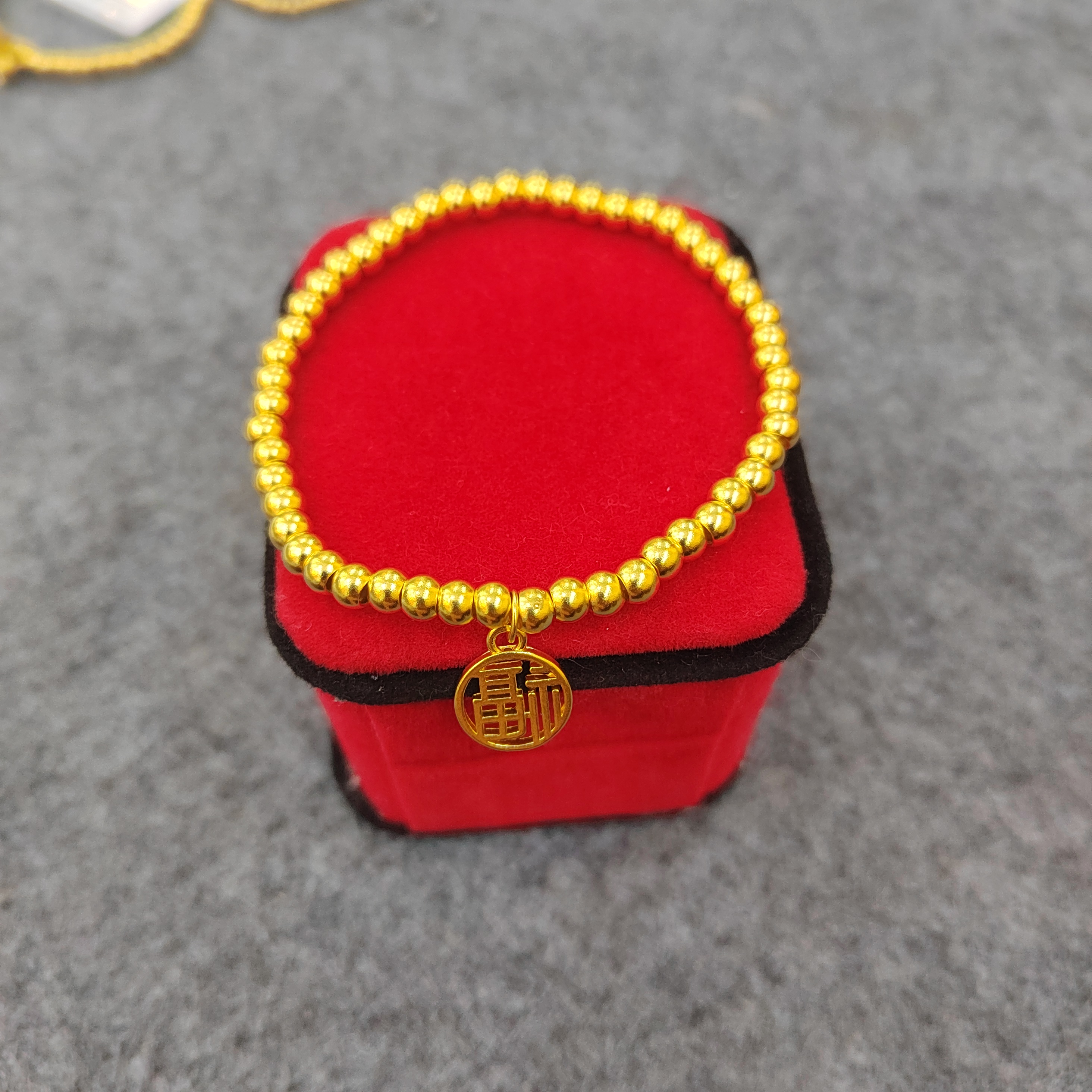 足金福牌手串 真金 假一赔十 抖音国检有费用理性下单