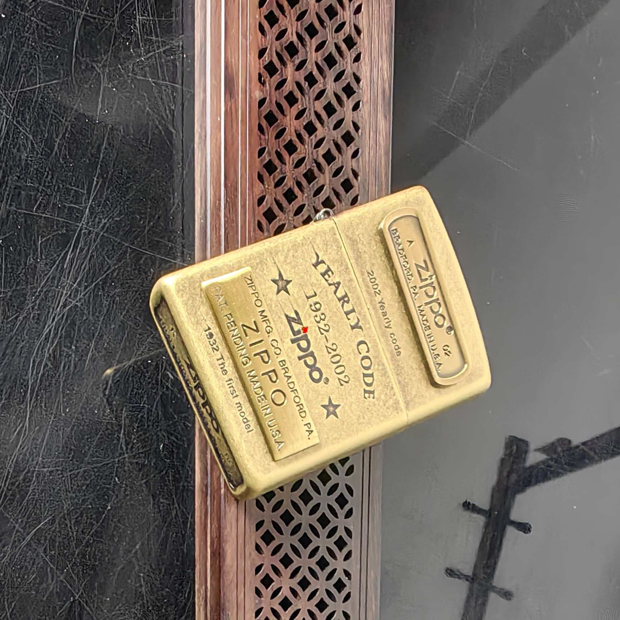zippo打火机 DB 常规古铜贴章70周年  DY9920GY*844dabai