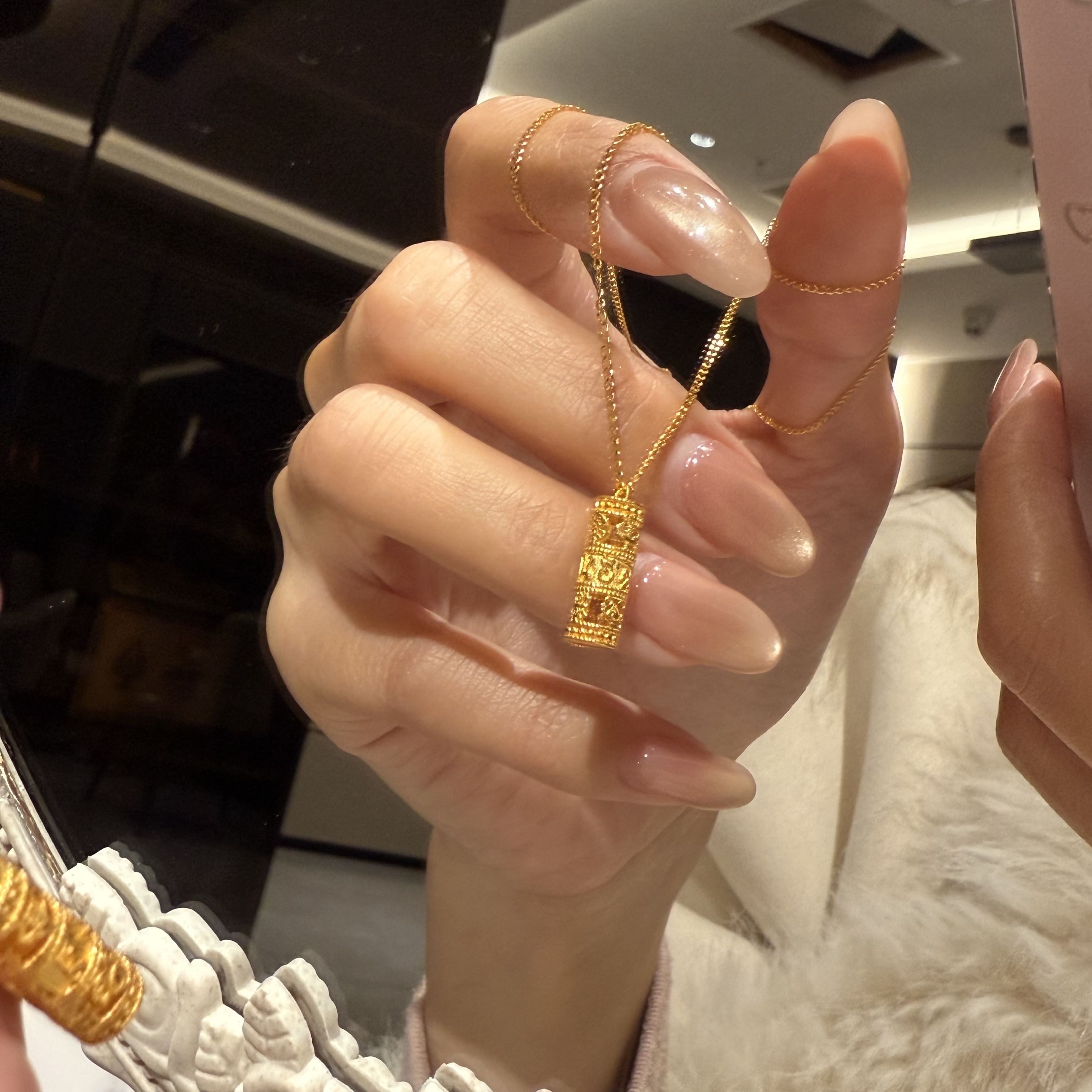  JX『金刚杵套链』5G黄金套链M扣 足金999