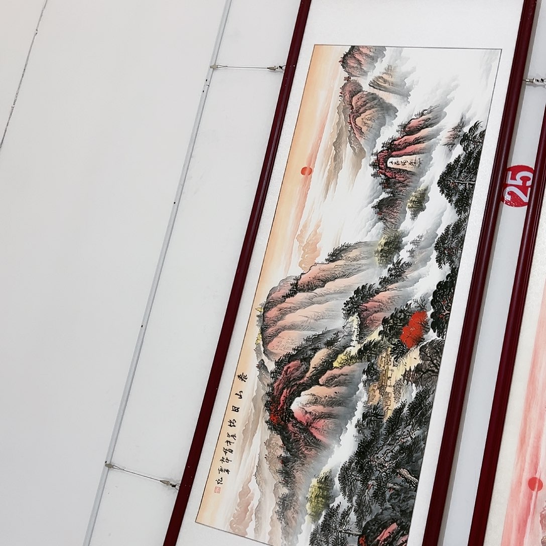 国画小*人手绘作品质量不错